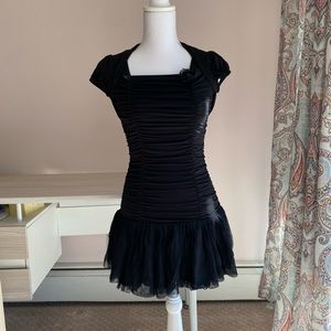 Iz Byer California Big Girls Mock-Layer Halter Dress